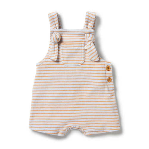 Wilson & Frenchy Terry Towelling Overall - Nutmeg Stripe