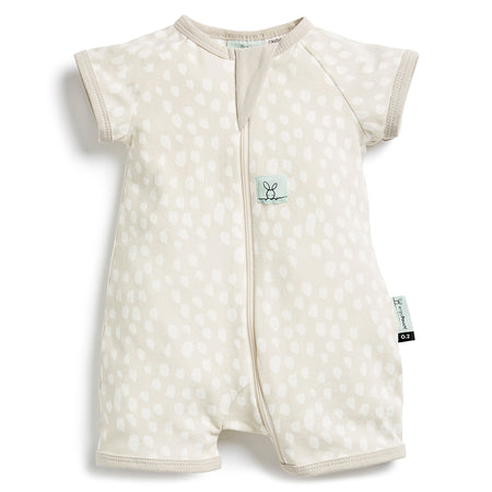 ergoPouch 0.2 tog Short Sleeve Bamboo Romper - Pebble