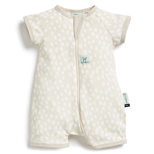 ergoPouch 0.2 tog Short Sleeve Bamboo Romper - Fawn