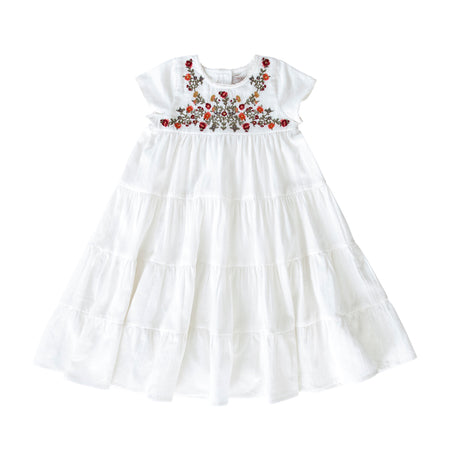 Louise Misha Mady Dress - Off White Organic Cotton