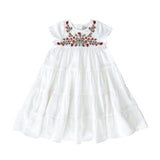 Peggy Rosie Dress - White