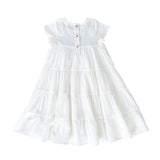 Peggy Rosie Dress - White
