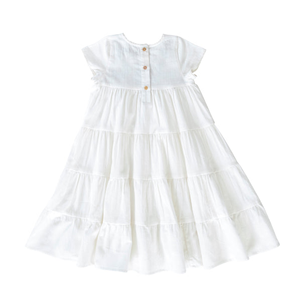 Peggy Rosie Dress - White