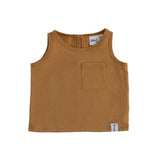 Bobby G Dainty Linen Top - Tan