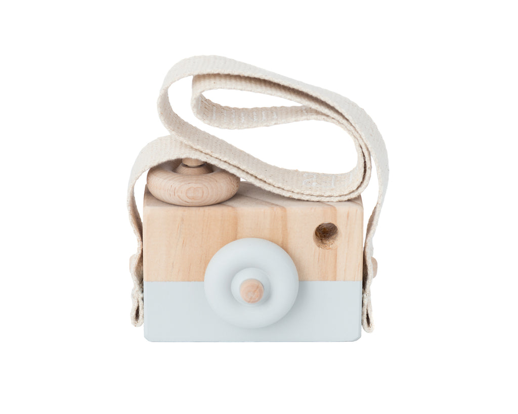 Behind The Trees Wooden Camera - Light Grey