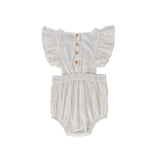 Peggy Valley Playsuit - White