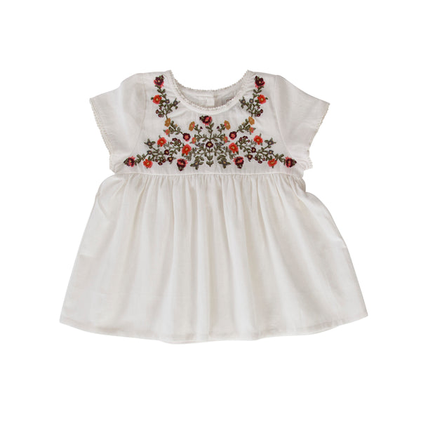 Peggy Beauty Smock - White