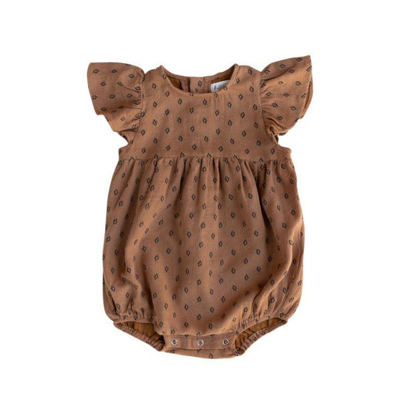 Ruffets and Co Willow Romper - Sugar