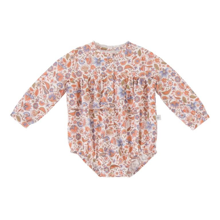 Peggy Greta Playsuit - Dragonfly Print