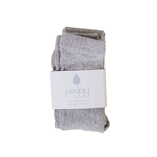 Peggy Savana Baby Tights - Grey Marle