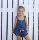 Alex & Ant Fran Frill Jumpsuit - Chambray