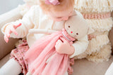 Alimrose Aurelie Linen Cat Doll - Blush