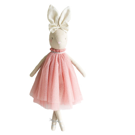 Alimrose Aurelie Linen Cat Doll - Blush