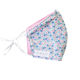 Alimrose 3 Layer Face Mask - Blue Floral YOUTH