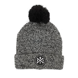 Alphabet Soup Beanie - Cross Bones Pom