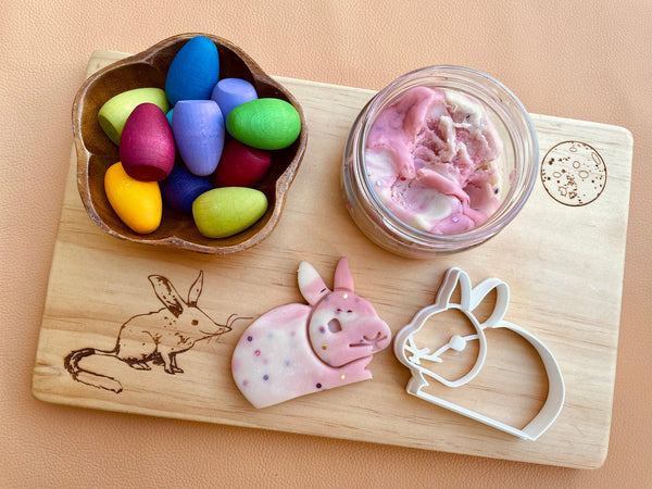 Beadie Bug Play - Bio Dough Cutter - Baby Bunny