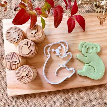 Beadie Bug Play - Play Dough Stamps - Australian Animals