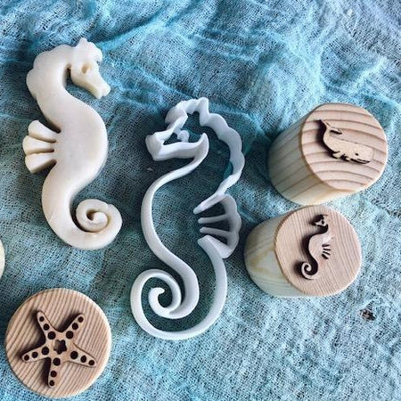 Beadie Bug Play - Play Dough Stamps - Sea Creatures