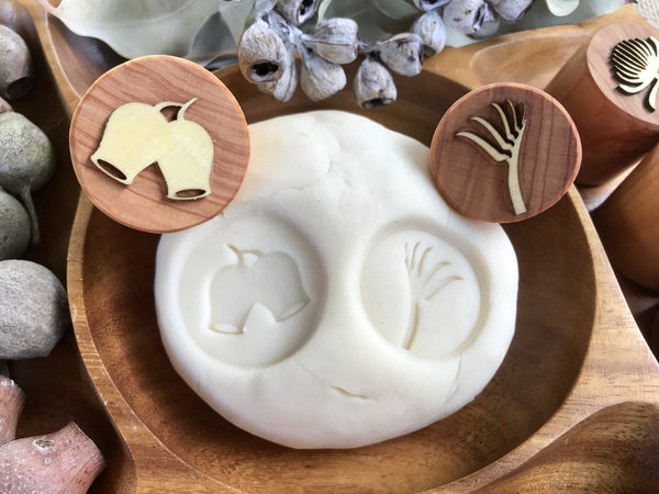 Beadie Bug Play - Play Dough Stamps - Australian Flora