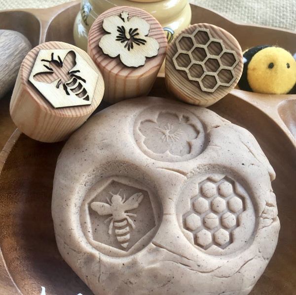 Beadie Bug Play - Play Dough Stamps - Bee