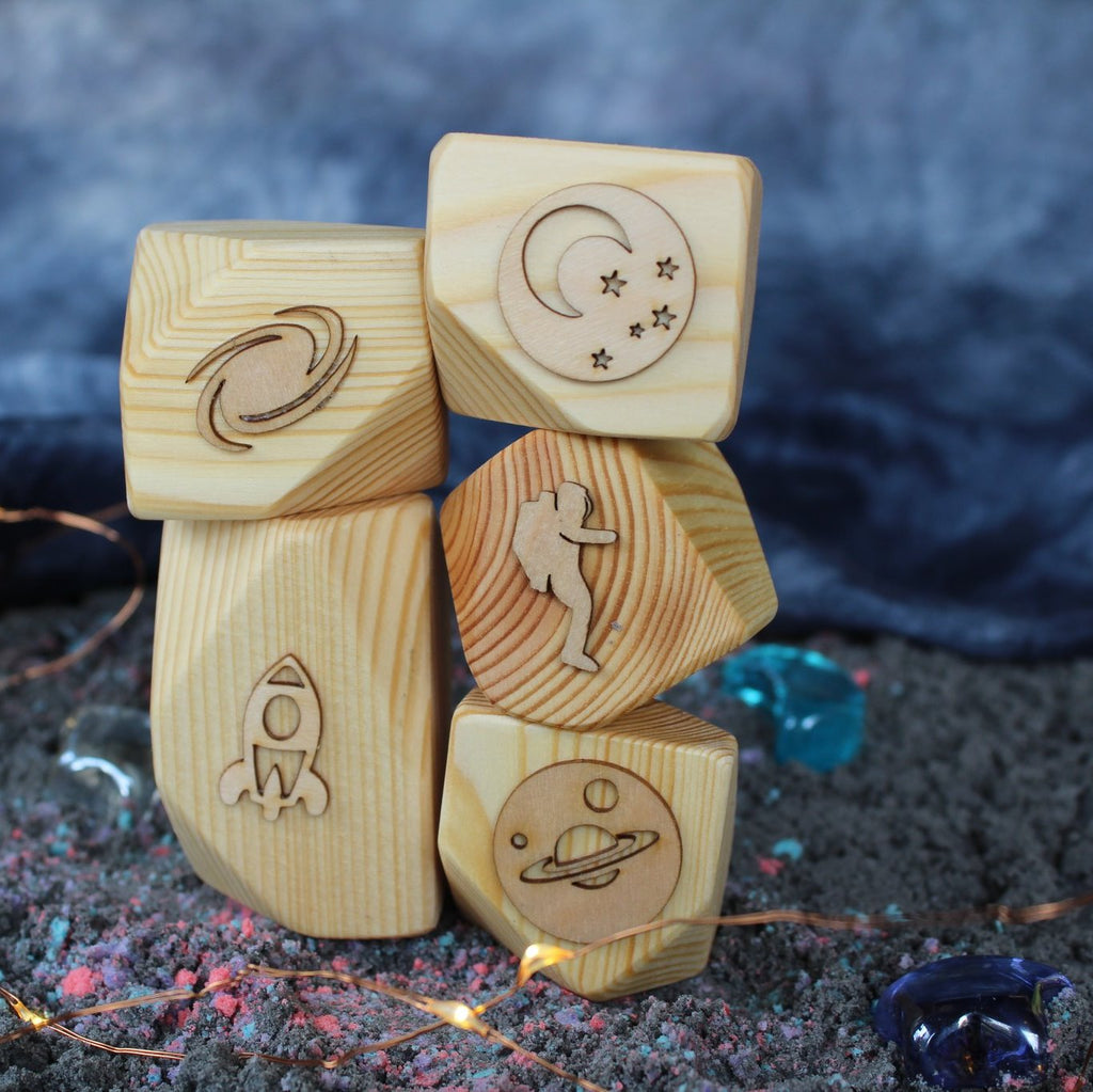 Beadie Bug Play - Play Dough Stamps/Blocks - Space