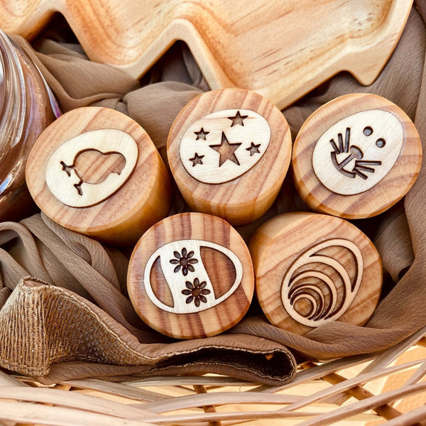 Beadie Bug Play - Play Dough Stamps - Easter Eggs