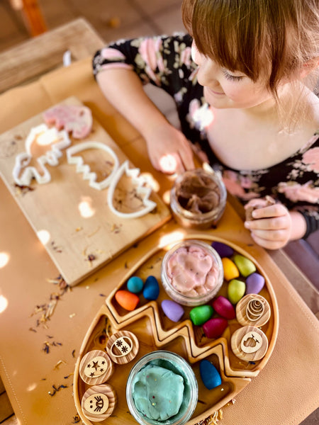 Beadie Bug Play - Play Dough Stamps - Easter Eggs