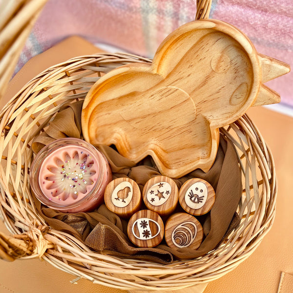 Beadie Bug Play - Play Dough Stamps - Easter Eggs