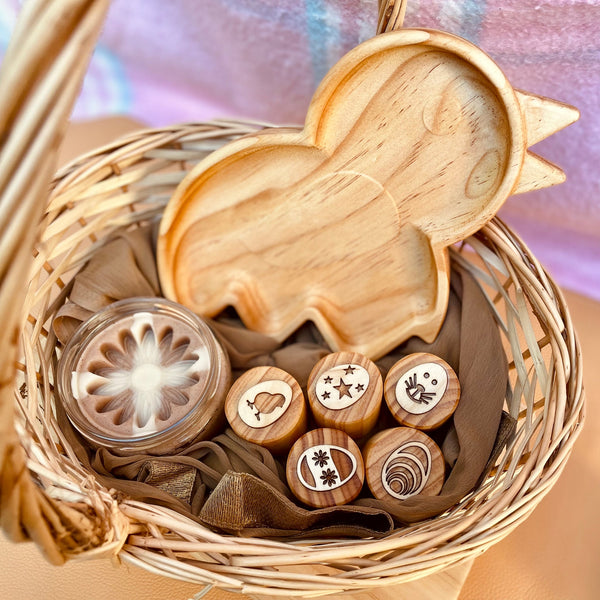 Beadie Bug Play - Play Dough Stamps - Easter Eggs