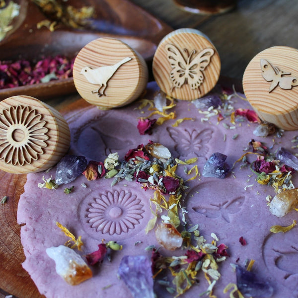 Beadie Bug Play - Play Dough Stamps - Garden