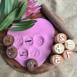 Beadie Bug Play - Play Dough Stamps - Numbers and Symbols