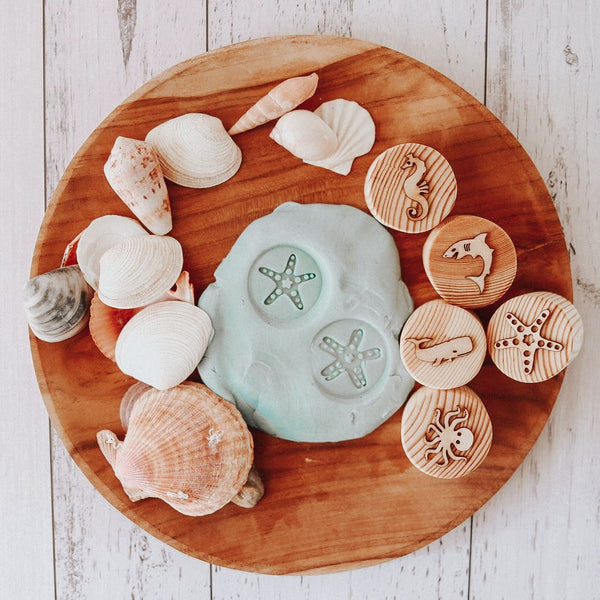 Beadie Bug Play - Play Dough Stamps - Sea Creatures