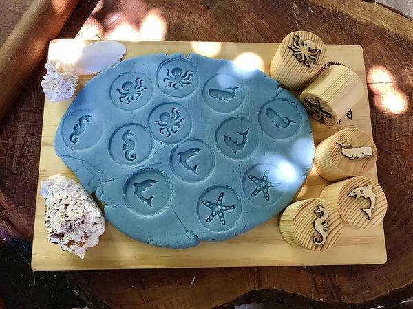 Beadie Bug Play - Play Dough Stamps - Sea Creatures