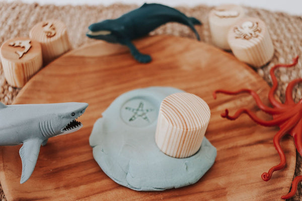 Beadie Bug Play - Play Dough Stamps - Sea Creatures