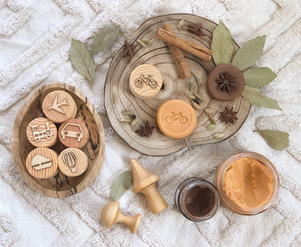 Beadie Bug Play - Play Dough Stamps - Transport