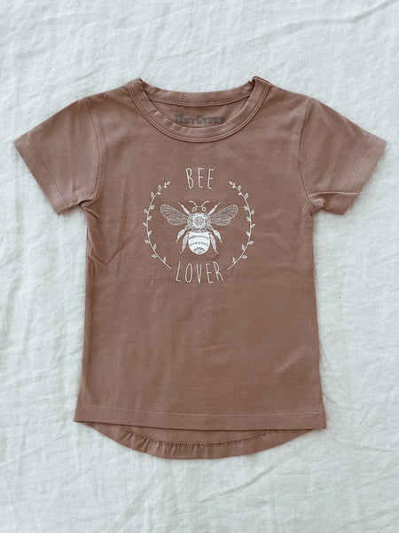 Tiny Gypsy Short Sleeve Tee - Bee Lover - Cinnamon