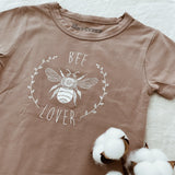 Tiny Gypsy Short Sleeve Tee - Bee Lover - Cinnamon