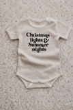 Bencer + Hazelnut Bodysuit - Christmas Lights
