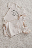Bencer + Hazelnut Bodysuit - My First Christmas - White