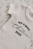 Bencer + Hazelnut Bodysuit - My First Christmas - White