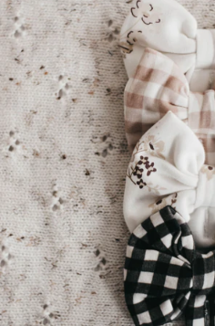 Bencer + Hazelnut Bow Clip - Posy