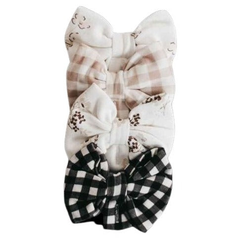 Bencer + Hazelnut Bow Clip - Posy