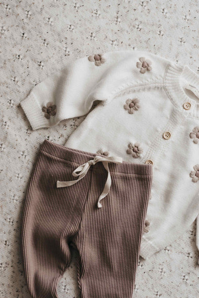 Bencer + Hazelnut Knit Cardy - Posy