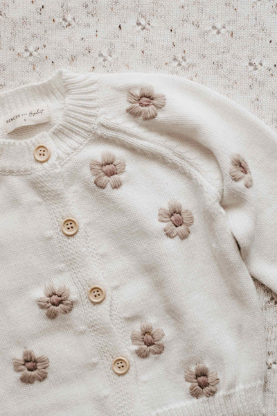 Bencer + Hazelnut Knit Cardy - Posy