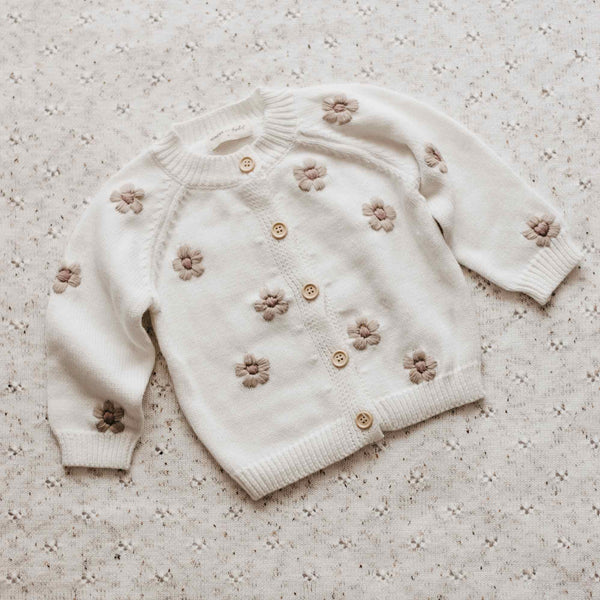 Bencer + Hazelnut Knit Cardy - Posy