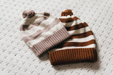 Bencer + Hazelnut Knit Beanie - Rust