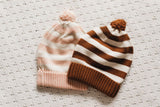Bencer + Hazelnut Knit Beanie - Rust