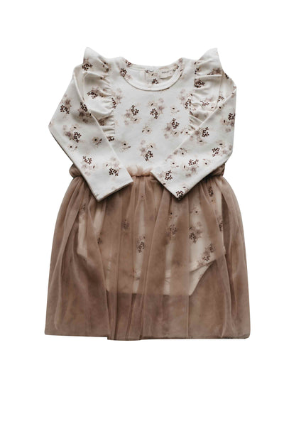 Bencer + Hazelnut Long Sleeve Tutu Dress - Posy