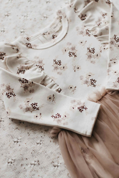Bencer + Hazelnut Long Sleeve Tutu Dress - Posy