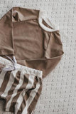 Bencer + Hazelnut Swim Shorties - Stripey
